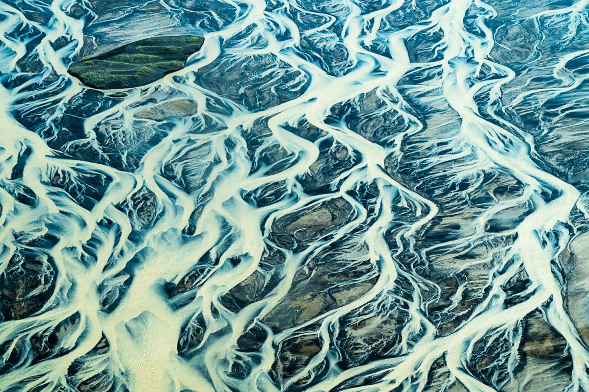 Braided Rivers near Skaftafell, Iceland