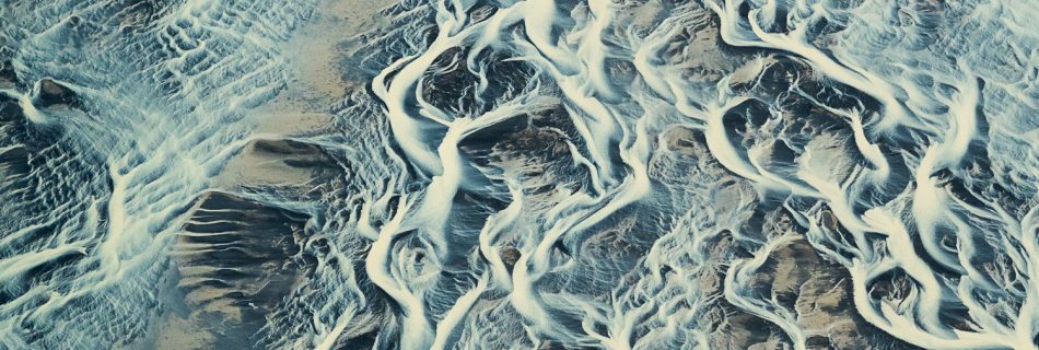 Braided Rivers near Skaftafell, Iceland