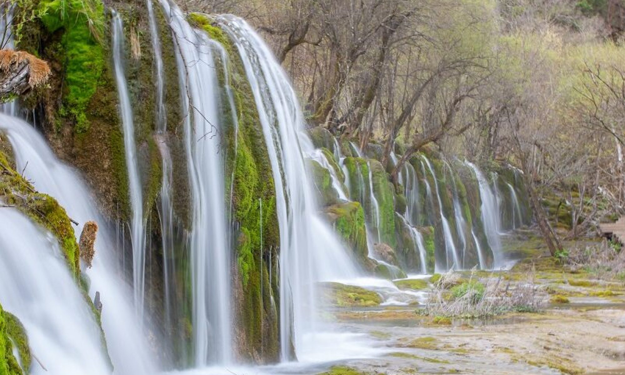Arrow Bamboo Falls in Jiuzhai Valley National Park