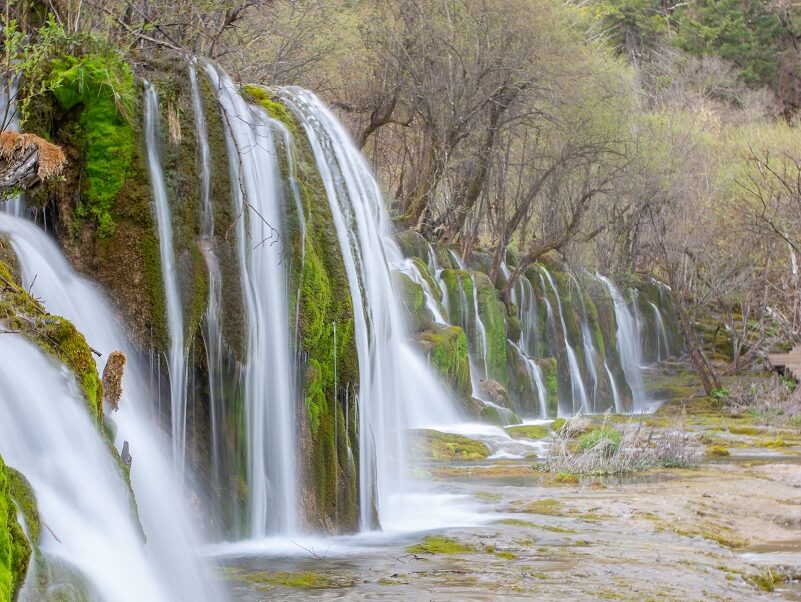 Arrow Bamboo Falls in Jiuzhai Valley National Park