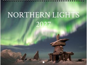 2027 Northern Lights Calendar by Edward Savage - Free Shipping